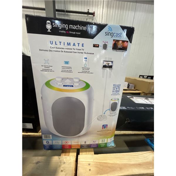 Singing Machine Ultimate Karaoke System with SingCast Technology