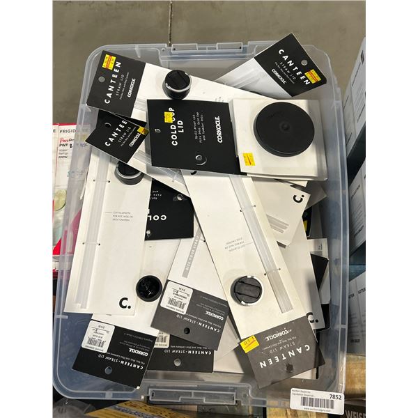 Various Corkcicle Canteen Cold Lid Accessories