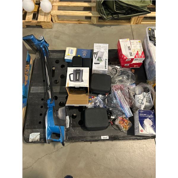 PALLET LOT – Household Items With Shark Self-Cleaning Brushroll Vacuum and Kitchen Accessor
