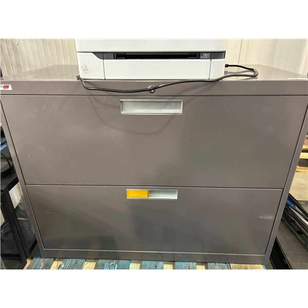 Artopex Plus Metal Two-Drawer Filing Cabinet with Adjustable Rails