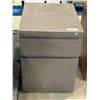 Image 1 : Two-Drawer Metal File Cabinet with Lock Feature