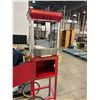 Image 4 : Red Popcorn Machine with Cart, Model Unknown