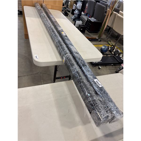 LOT OF 2 – retractible solar patio screens