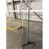 Image 2 : Commercial-Grade Chrome Garment Rack With Wheels