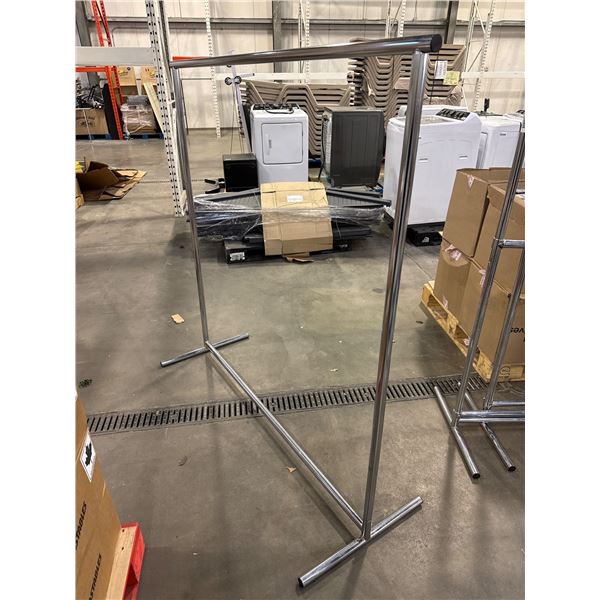 Adjustable Chrome Garment Rack With T-Base Design