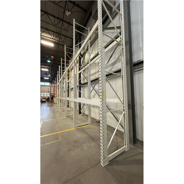 LOT Pallet Racking  (62 ft) incl.- 9 – 18′ x 42″ ups & 18 – 7.75
