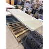 Image 1 : Folding Rectangular Table with Metal Legs
