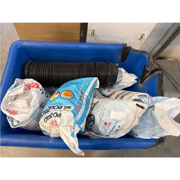 Pool Salt Bags and Flexible Hose for Pool Maintenance