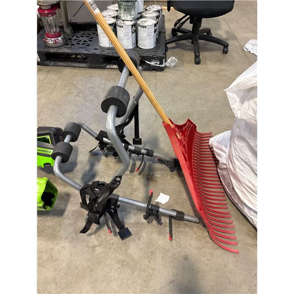 Garrett Ultra-Light Rake and Adjustable Bike Rack