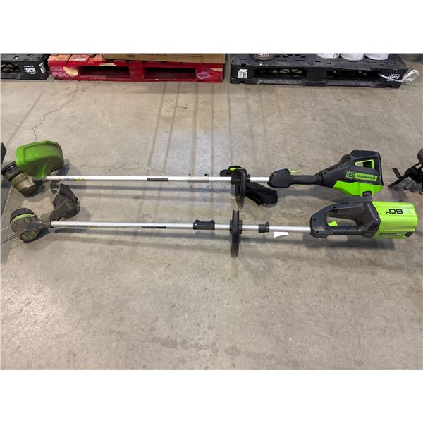 Greenworks PRO 80V Cordless String Trimmers lot of 2
