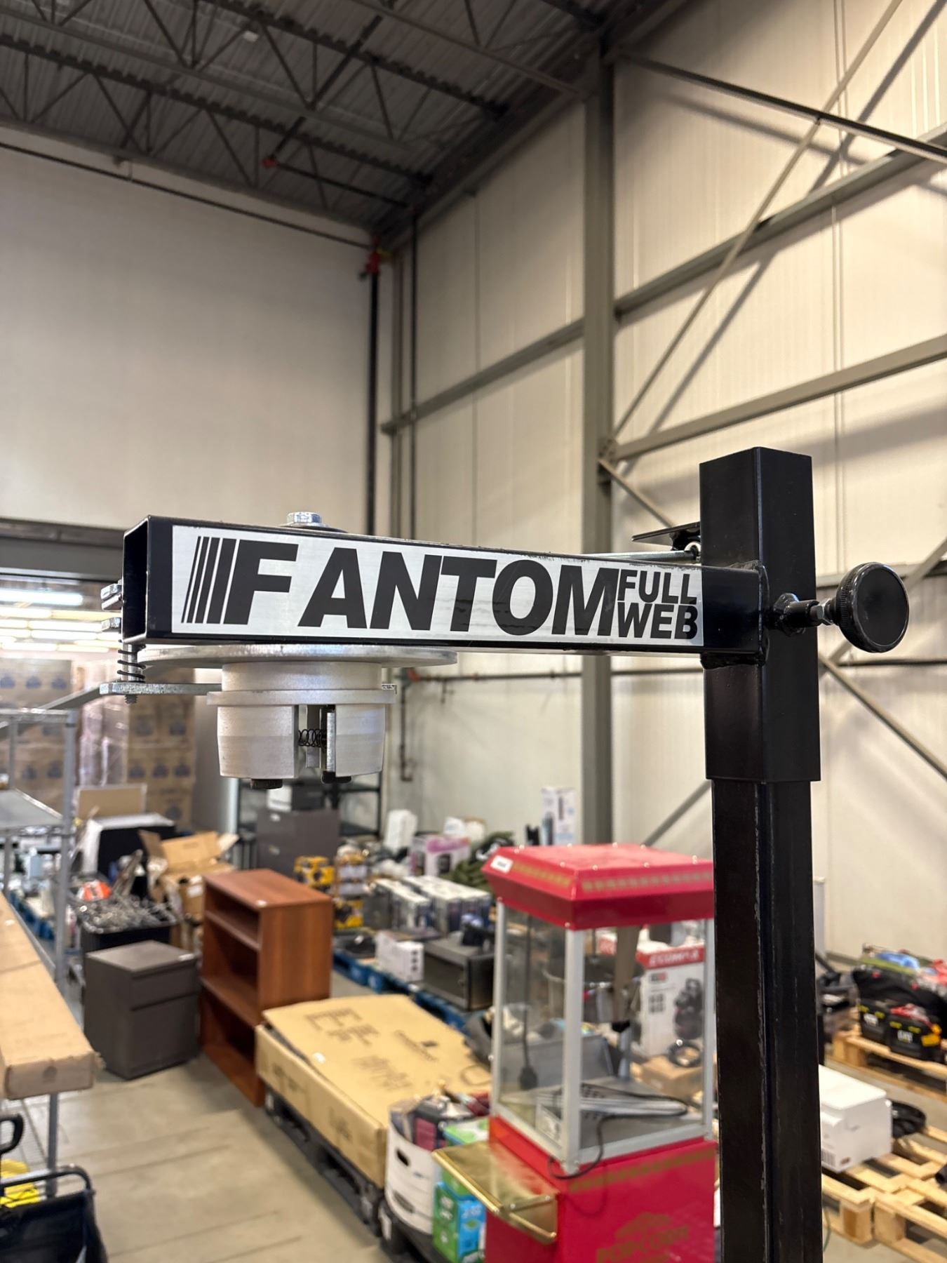 Fantom Full Web Stretch Wrapper with Adjustable Stand