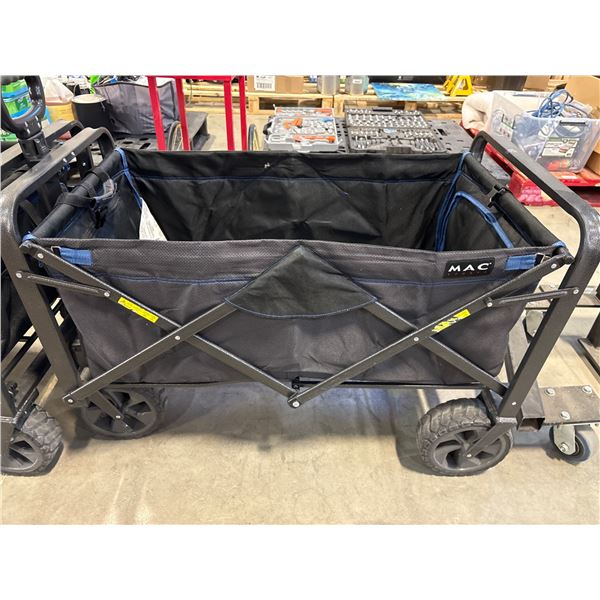 Mac Sports Foldable Utility Wagon with Durable Wheels