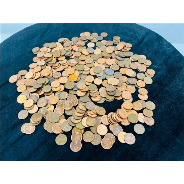 Canadian & American Pennies