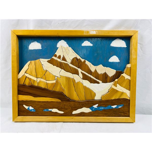 3D Carved Wooden Artwork