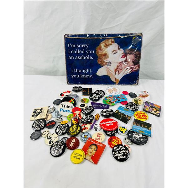 Collection of Pins & Plaques