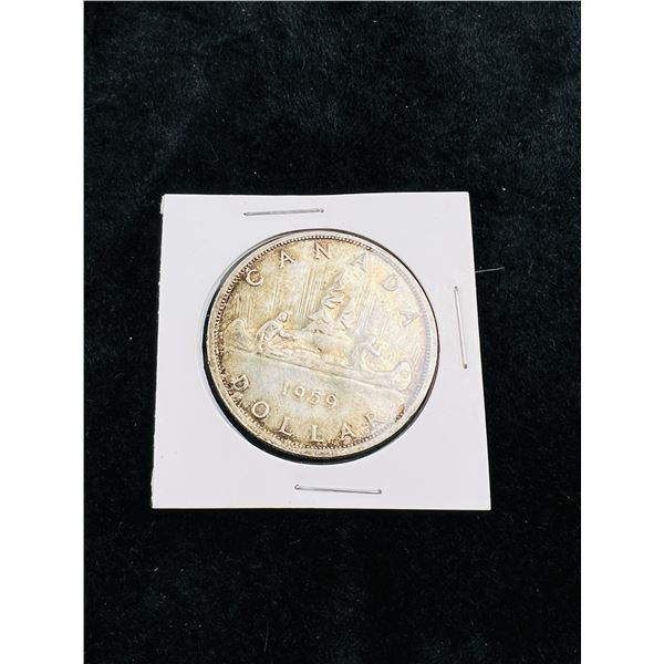 Canadian 1959 Silver Dollar