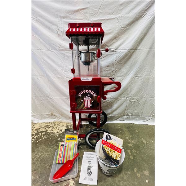 Westbend Popcorn Cart