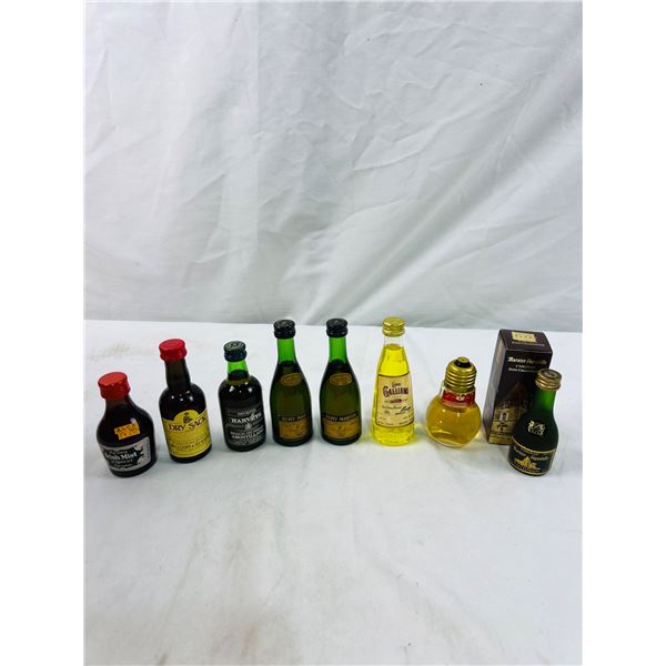 Assortment of 50ml Bottled Liquors