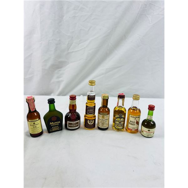 Assortment of 50ml Bottled Liquors & Spirits