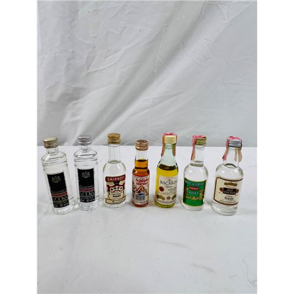 Assortment of 50ml Bottled Spirits