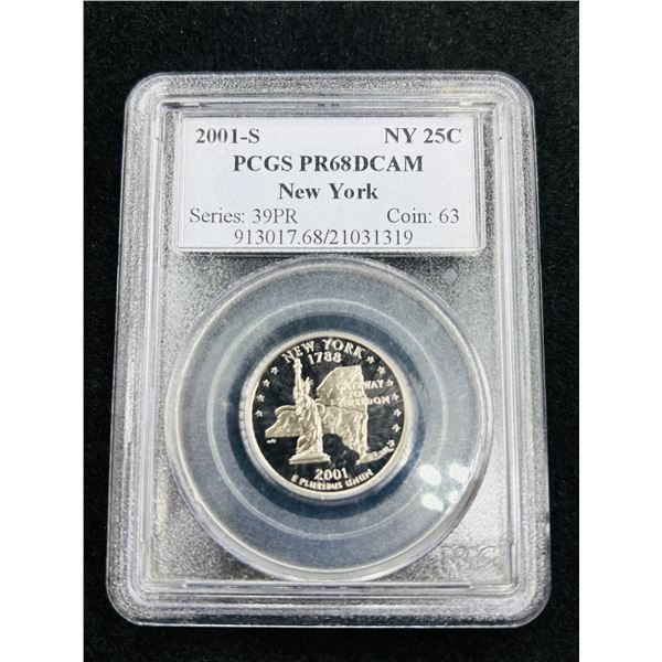 New York 2001-25 Cent Coin