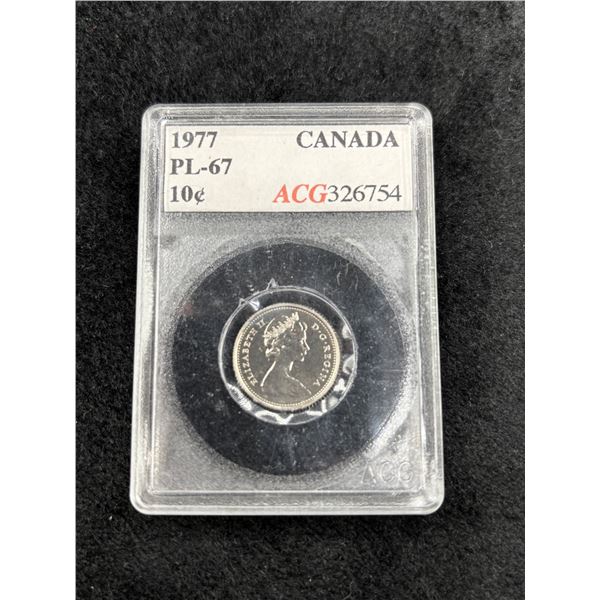 1977 Canadian Dime