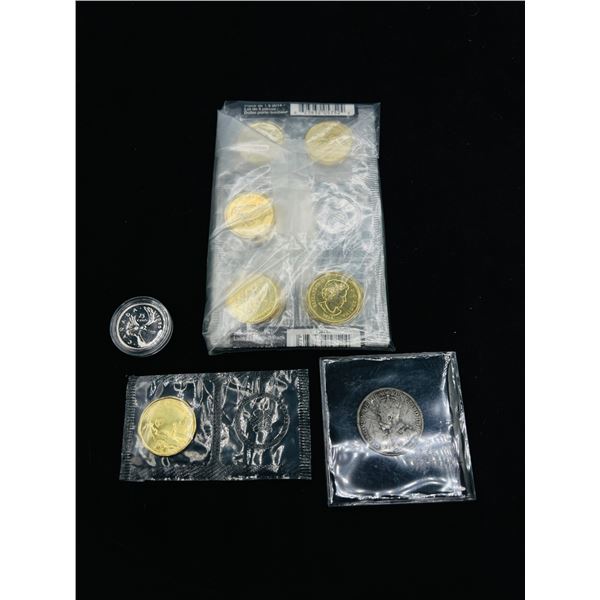 Variety of Canadian Coins