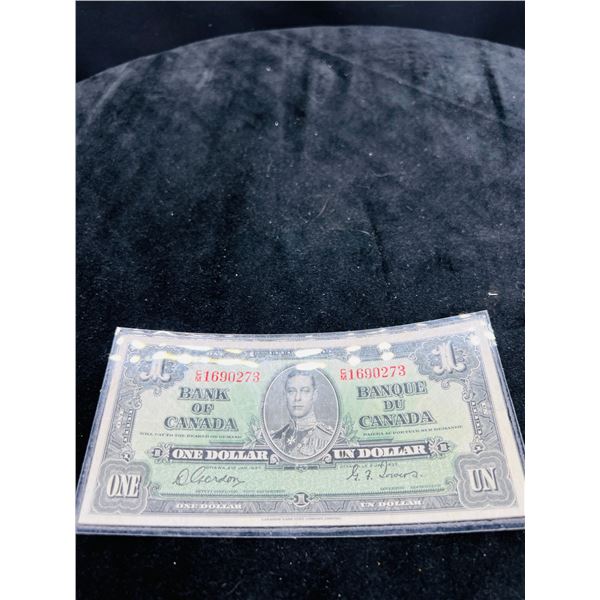 1937 Canadian Dollar Note