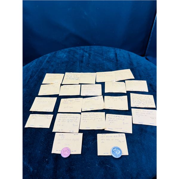 Variety of Canadian Coins