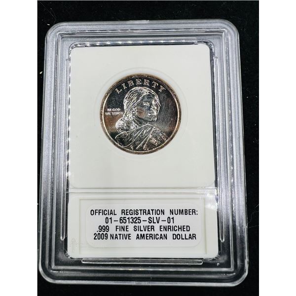 Certified 2009 Native American Dollar
