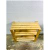 Image 1 : Two Tier Wooden Shelf