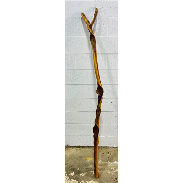 Carved Wooden Staff