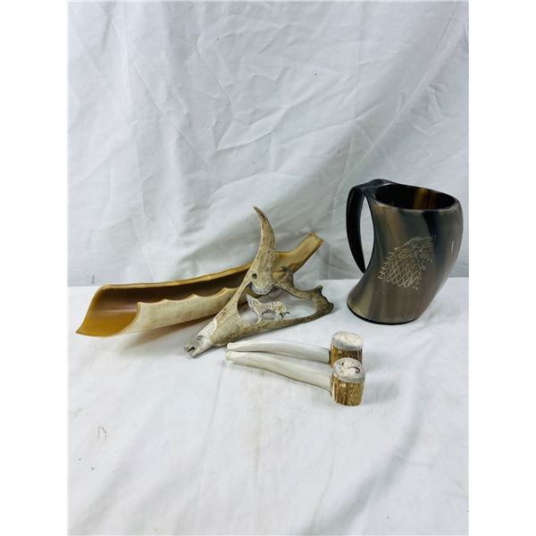 Carved Antlers and Horns