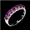 Image 1 : Natural Rhodolite Garnet Ring