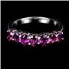 Image 2 : Natural Rhodolite Garnet Ring