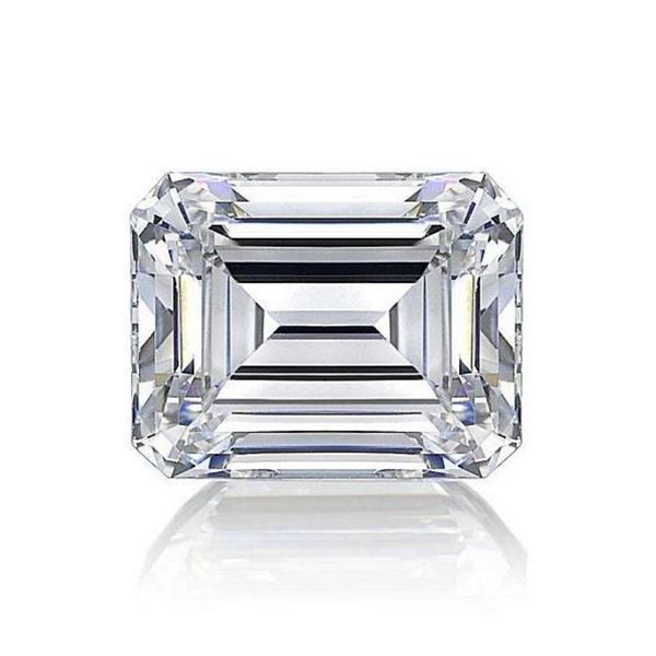 Brilliant White Emerald Cut Diamond 3 Cts - IGI Certifed