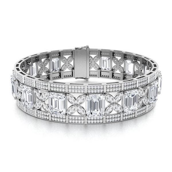 Gold & White Diamonds 43.22 Cts Bracelet