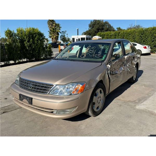 TOYT AVALON 2003 T-DON - SMOG