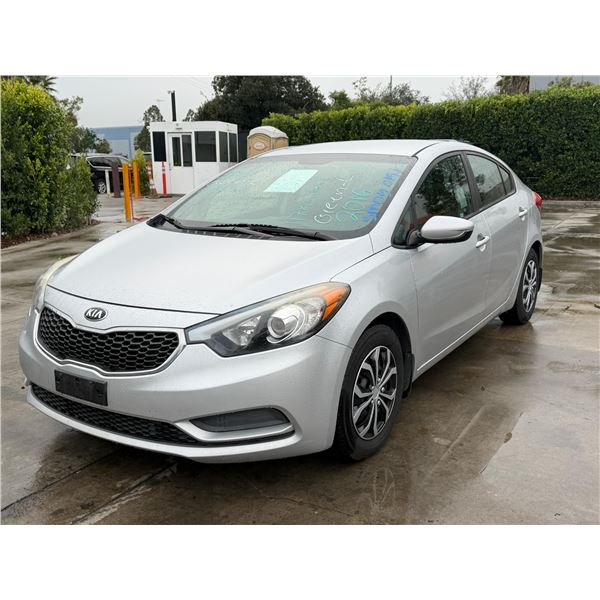 KIA FORTE 2016 O/S-T SMOG-2 DAYS