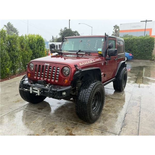 JEEP  WRANGLER 2009 O/S TITLE 2 DAYS