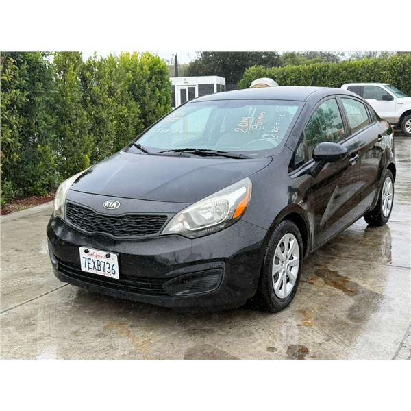 KIA RIO 2014 O/S-WAIT/TITLE