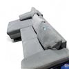 Image 2 : New Left-Hand Facing Sectional Sofa - Grey (without box - display item)