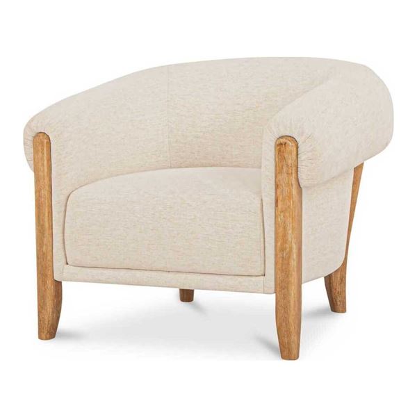 New Moe's Home Collection - Jones White Accent Chair - RV: $2374 CAD (FO-1047-05)