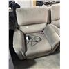 Image 1 : Lamax Leather Recliner Armchair - Beige, Approx. H41" x W38" x D32"