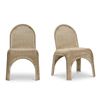 Image 1 : New Moe's Home Collection - Set of 2 Kendall Outdoor Dining Chair Natural - RV: $1469 CAD (GE-1006-2