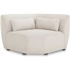 Image 1 : New Moe's Home Collection - Amelia Corner Chair Warm White - RV: $2249 CAD (FO-1013-18)