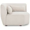 Image 2 : New Moe's Home Collection - Amelia Corner Chair Warm White - RV: $2249 CAD (FO-1013-18)