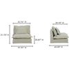 Image 2 : New Moe's Home Collection - Olivia Slipper Chair Sand -RV: $1449 CAD (UB-1023-34)