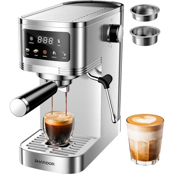 BNIB Shardor Professional Espresso Machine - RV: $179 CAD (CM1661)