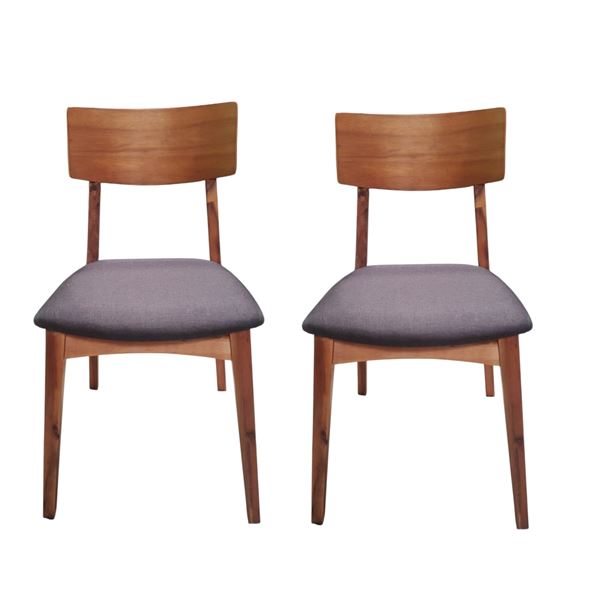 Set of 2 Upholstered Dining Chairs